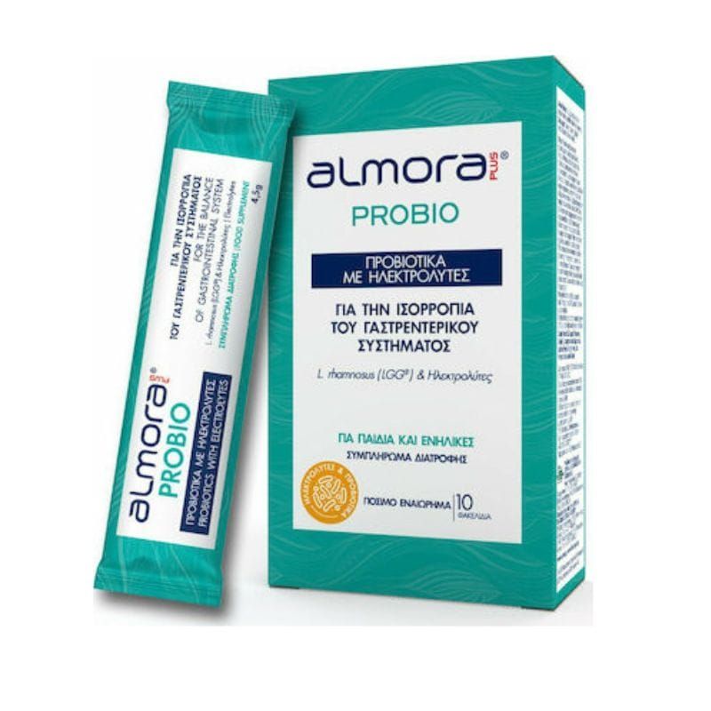ALMORA Probio Προβιοτικά με Ηλεκτρολύτες 10 Φακελίδια.