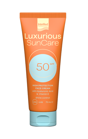 Luxurious Sun Care Face Cream SPF50  Αντηλιακή κρέμα προσώπου.