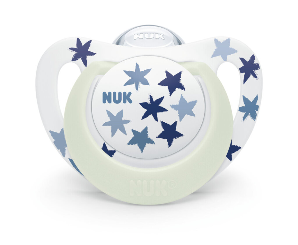 NUK Star Night Πιπίλες Σιλικόνης 18-36M