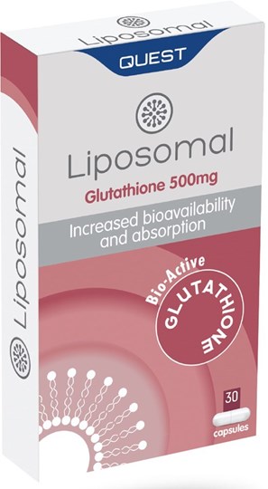 Quest Liposomal Glutathione 500mg 30 Caps.