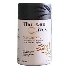 Thousand Olives Oleocanthal Συμπλήρωμα Ζωής για Ενέργεια, Υγεία και Μακροζωία, 30κάψουλες.