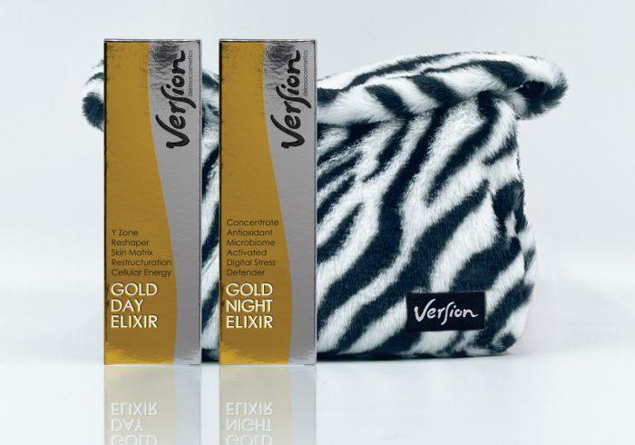 Gold Day Elixir + Gold Night Elixir | -50% & Δώρο γούνινο τσαντάκι animal print.