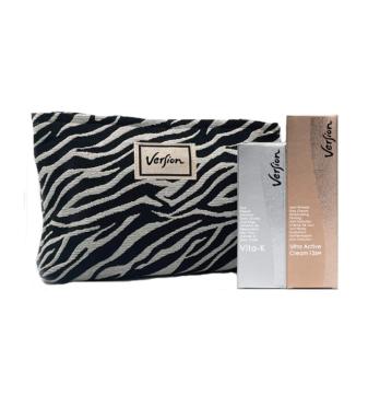 Version Derma Xmas Limited Edition Vita-K Αντιρυτιδική Κρέμα Ματιών, 30ml, Ultra Active Cream SPF15 Αντιρυτιδική & Συσφικτική Κρέμα Ημέρας, 50ml & Δώρο Νεσεσέρ, 1σετ.