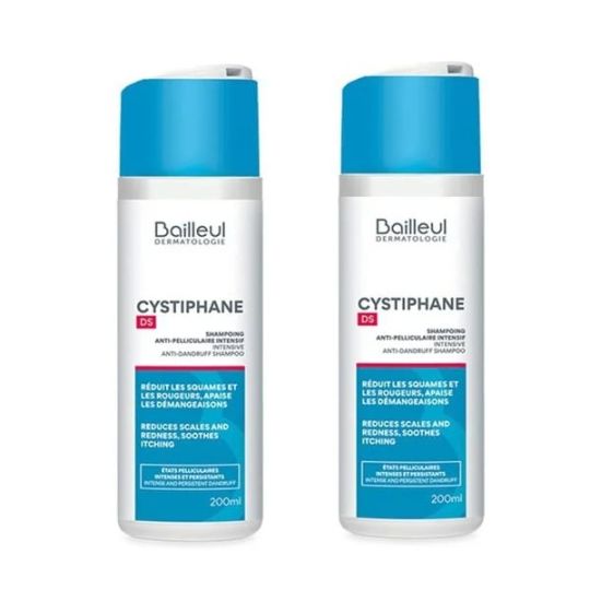 Bailleul Promo Cystiphane DS Intensive Anti-Dandruff Σαμπουάν κατά της Πιτυρίδας 2x200ml 1+1.