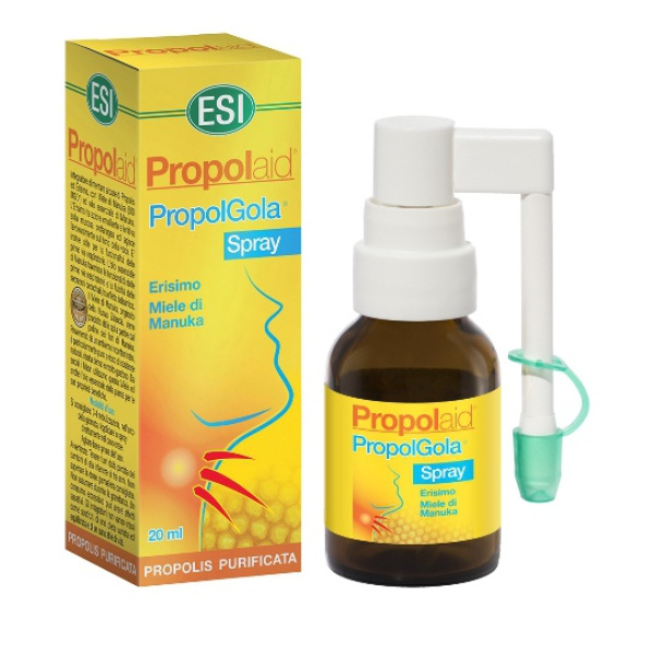 ESI Propolaid PropolGola Spray που Καταπραΰνει και Ανακουφίζει τον Λαιμό με Πρόπολη & Μέλι, 20ml.