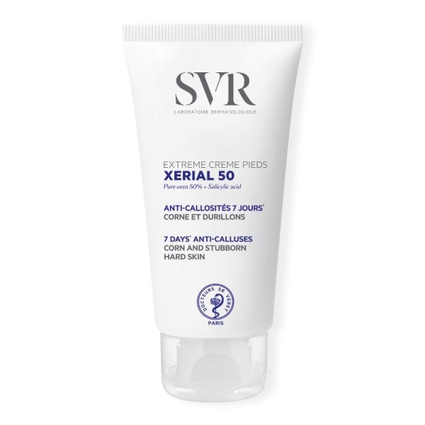 SVR Xerial 50 Extreme Creme Pieds Κρέμα θεραπεία 7 ημερών για Κάλους & Σκληρά Πέλματα 50ml.