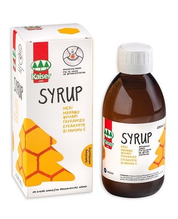 Kaiser Syrup με βότανα, μέλι και βιταμίνη C 200ml.