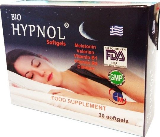 Φωτογραφία από Medichrom Bio Hypnol Extra 30Softgels.