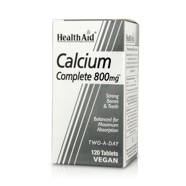 Φωτογραφία από HEALTH AID - Calcium Complete 800mg - 120tabs.