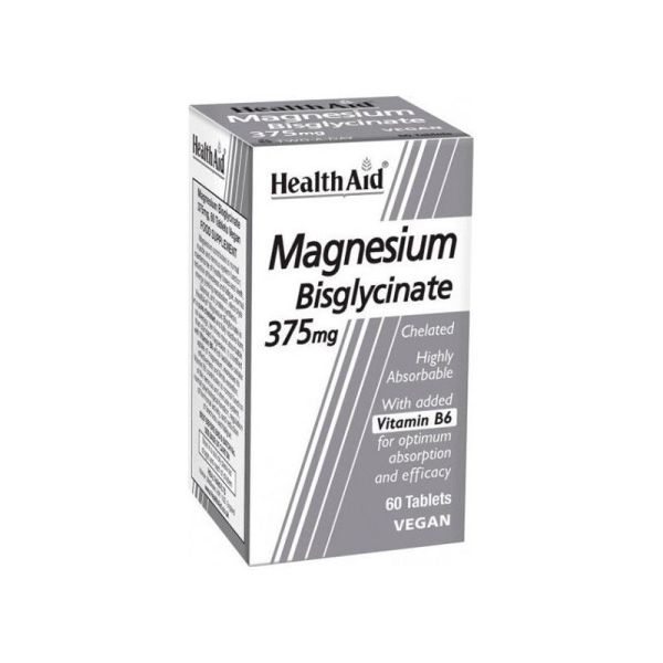 Φωτογραφία από Magnesium Bisglycinate 375mg (60caps).