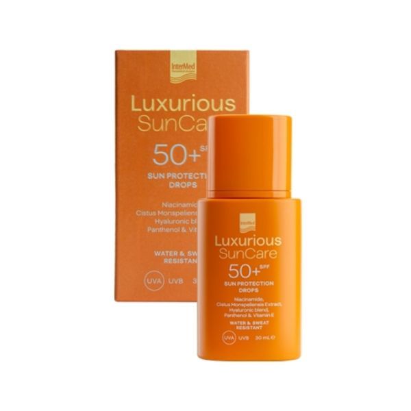 Φωτογραφία από Intermed Luxurious SunCare Sun Protection Drops SPF50+ Αντηλιακό Γαλάκτωμα Προσώπου 30ml