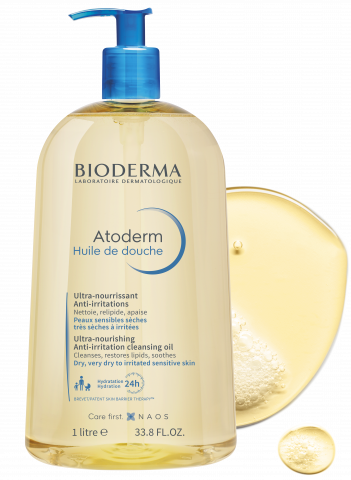 Φωτογραφία από Bioderma Atoderm Huile de douche Απαλό ελαιώδες αφρόλουτρο κατά των ερεθισμών  για το ευαίσθητο ξηρό προς ατοπικό δέρμα 1000ml.