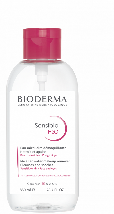 Φωτογραφία από Bioderma Sensibio H2O Micellar water Νερό καθαρισμού και ντεμακιγιάζ για ευαίσθητο δέρμα 850ml.