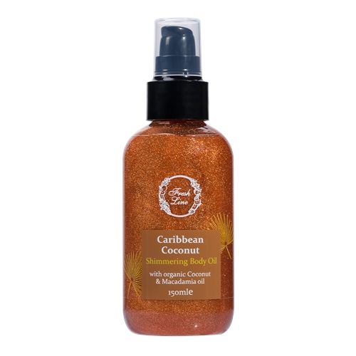 Φωτογραφία από CARIBBEAN COCONUT Ξηρό Λάδι Λάμψης Σώματος 150ml.