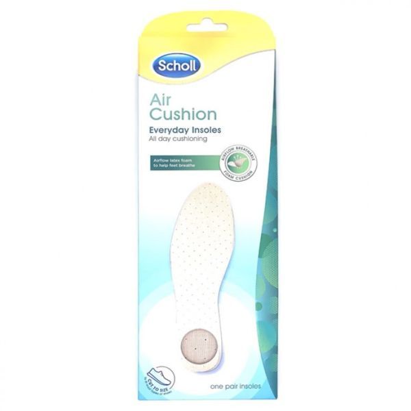 Φωτογραφία από Scholl Everyday Insoles Air Cushion 2τμχ | Πάτοι που Αφήνουν τα Πόδια να Αναπνέουν.