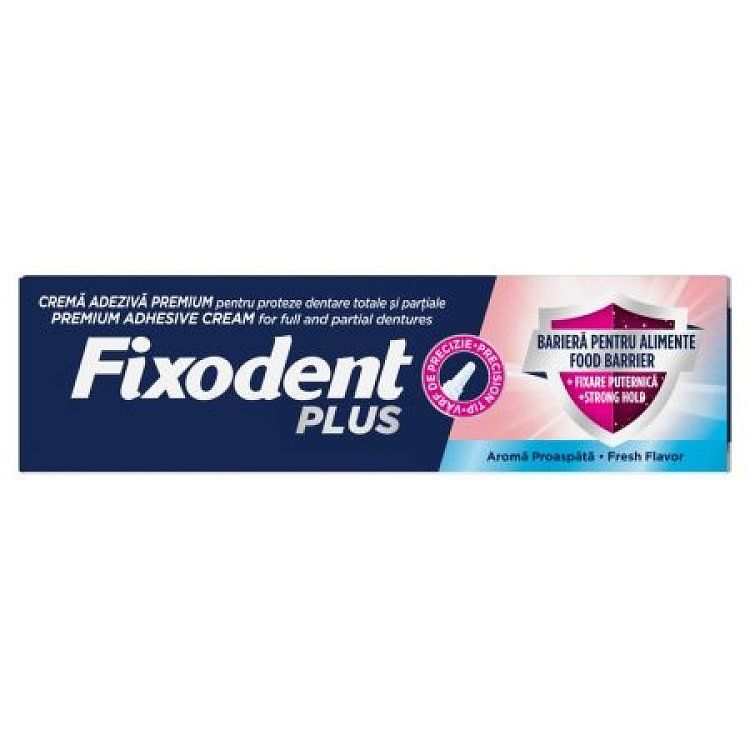 Φωτογραφία από Fixodent Plus Food Barrier Στερεωτική Κρέμα για Ολικές & Μερικές Τεχνητές Οδοντοστοιχίες 40g.
