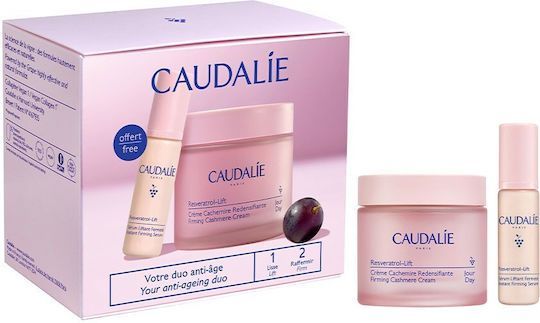 Φωτογραφία από Caudalie Resveratrol-Lift Cashmere Σετ Resveratrol-Lift Cashemire Κρεμα ημερας 50 ml +ΔΩΡΟ Resveratrol -Lift Firming Serum 10 ml.