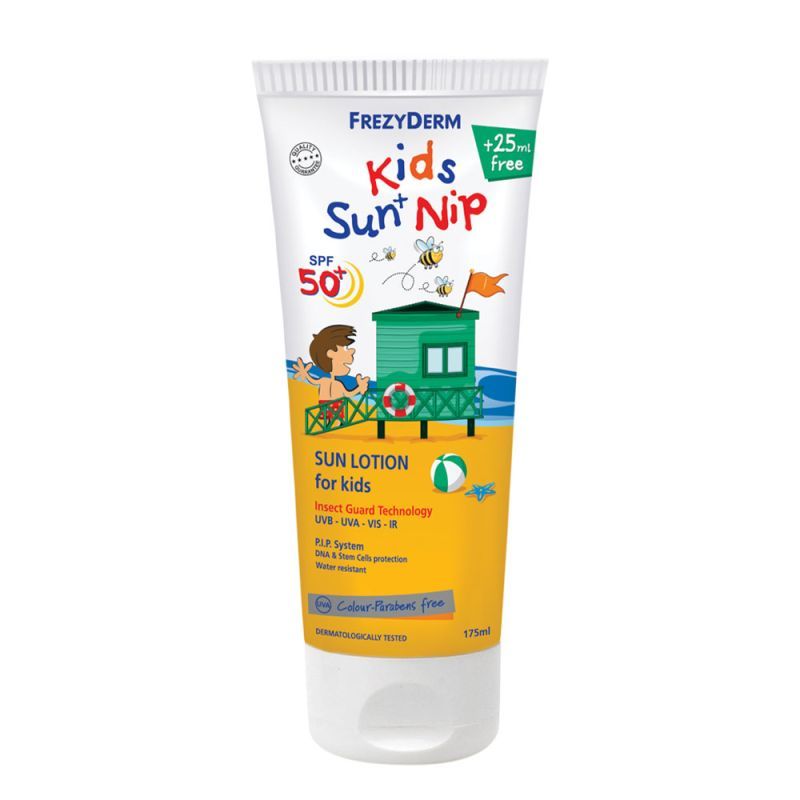 Φωτογραφία από KIDS SUN + NIP SPF 50+ Παιδικό Αντηλιακό με Εντομοαπωθητικές Ιδιότητες 175ml