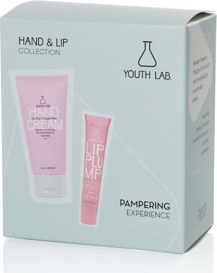 Φωτογραφία από Youth Lab Promo set με Κρεμα χεριων 50 ml και lip plump flamingo 10 ml.