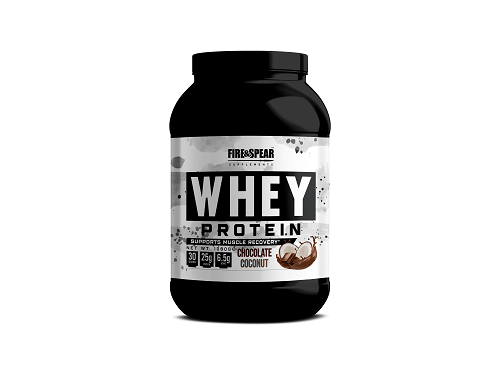 Φωτογραφία από Whey Protein chocolate coconut 1kg.