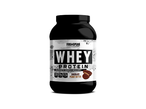 Φωτογραφία από Fire & Spear Whey Protein chocolate peanut butter 1kg