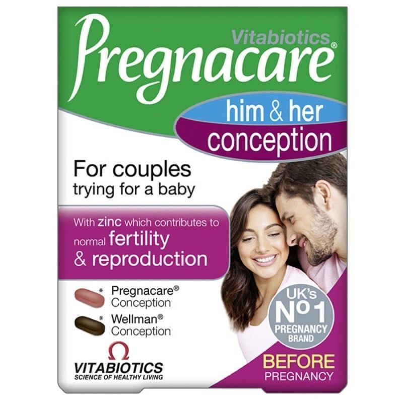 Vitabiotics | Pregnacare Him & Her Conception | 60tabs Φωτογραφία από Vitabiotics | Pregnacare Him & Her Conception | 60tabs