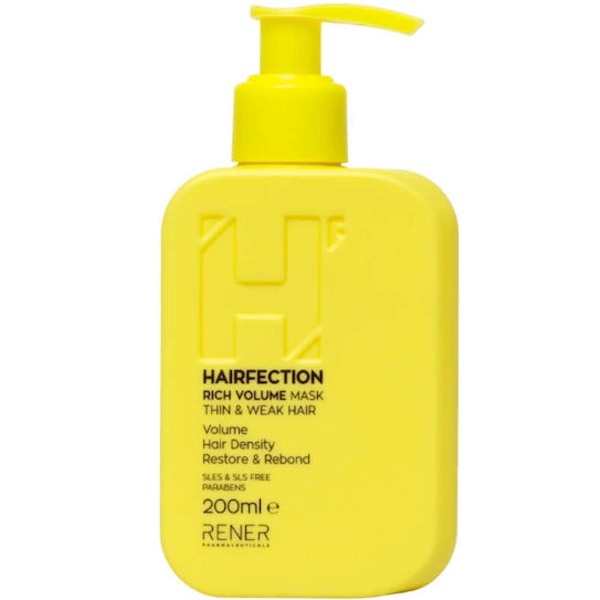 Φωτογραφία από Hairfection Rich Volume Thin & Weak Hair Μάσκα Ενδυνάμωσης για Λεπτά Μαλλιά, 200ml.