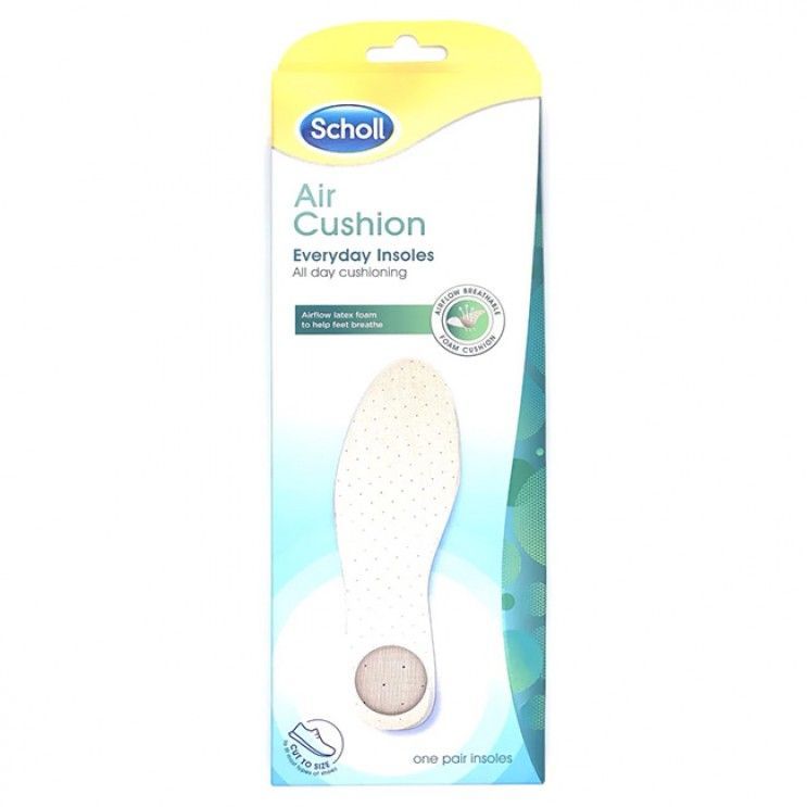 Φωτογραφία από Scholl Everyday Insoles Air Cushion 2τμχ | Πάτοι που Αφήνουν τα Πόδια να Αναπνέουν.