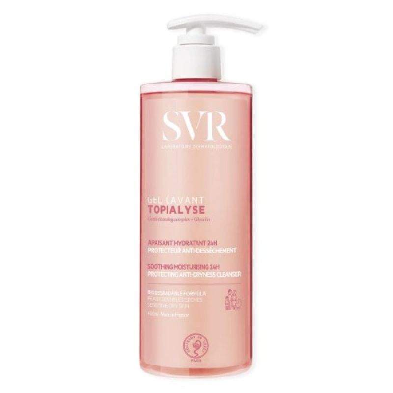 SVR Laboratoire Dermatologique Topialyse Gel για το Πρόσωπο & το Σώμα 400ml. Φωτογραφία από SVR Laboratoire Dermatologique Topialyse Gel για το Πρόσωπο & το Σώμα 400ml.